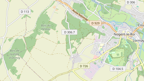Carte de localisation de l'évènement