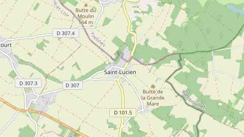 Carte de localisation de l'évènement