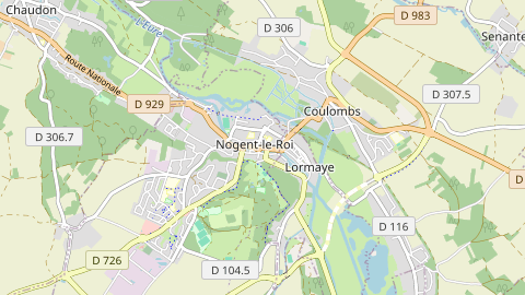 Carte de localisation de l'évènement