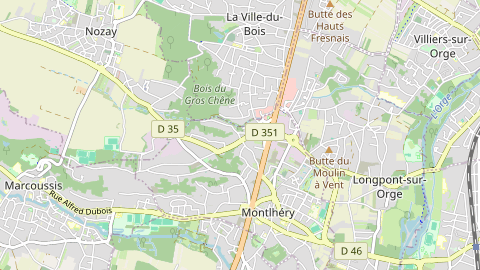 Carte de localisation de l'évènement