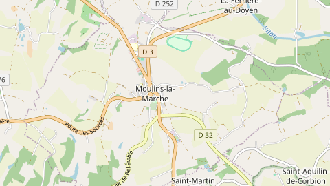 Carte de localisation de l'évènement
