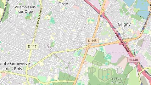 Carte de localisation de l'évènement