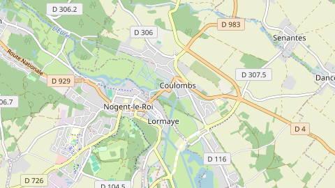 Carte de localisation de l'évènement