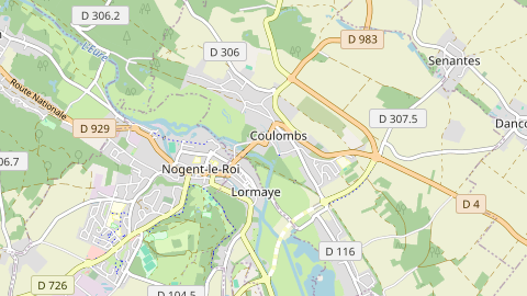 Carte de localisation de l'évènement