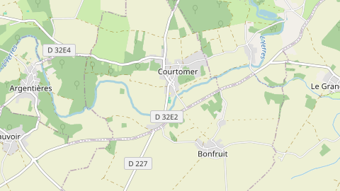 Carte de localisation de l'évènement