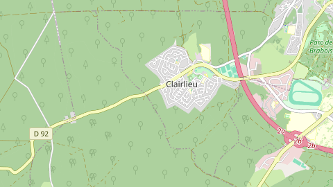 Carte de localisation de l'évènement