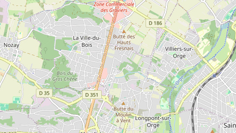 Carte de localisation de l'évènement