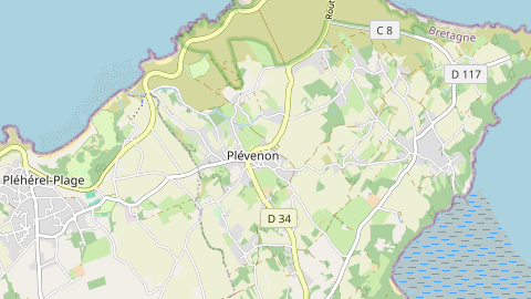 Carte de localisation de l'évènement
