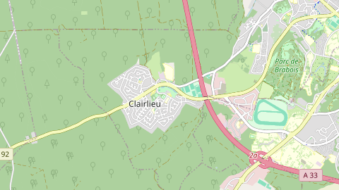 Carte de localisation de l'évènement