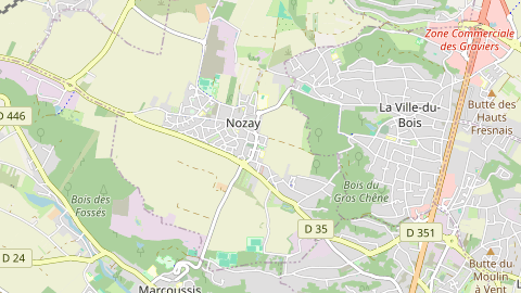 Carte de localisation de l'évènement