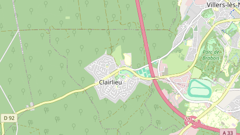 Carte de localisation de l'évènement
