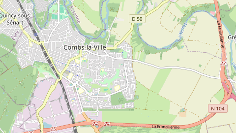 Carte de localisation de l'évènement