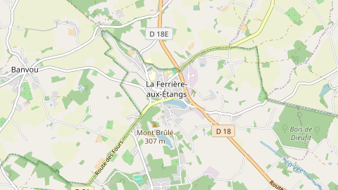 Carte de localisation de l'évènement