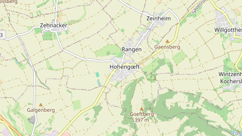 Carte de localisation de l'évènement