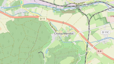 Carte de localisation de l'évènement