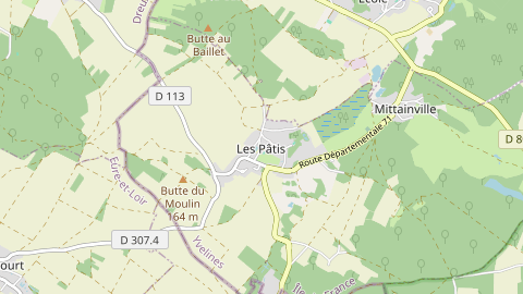 Carte de localisation de l'évènement