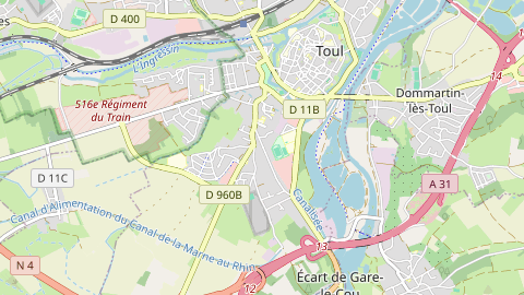 Carte de localisation de l'évènement