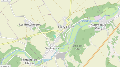 Carte de localisation de l'évènement