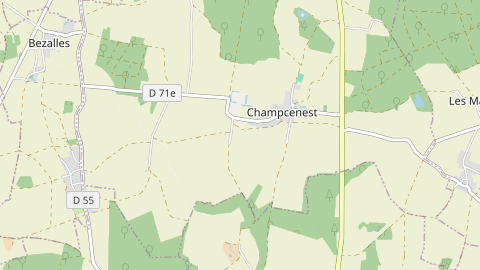 Carte de localisation de l'évènement