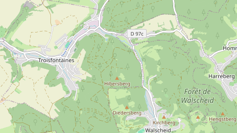 Carte de localisation de l'évènement