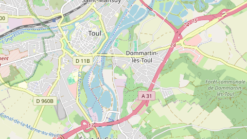 Carte de localisation de l'évènement