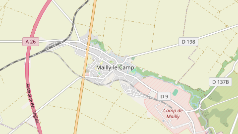 Carte de localisation de l'évènement