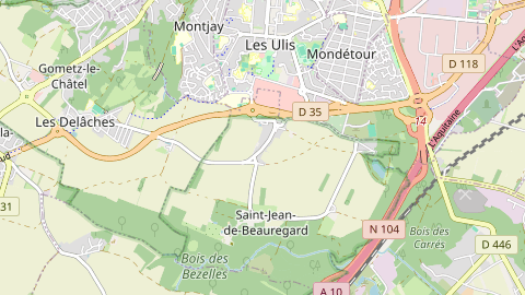 Carte de localisation de l'évènement