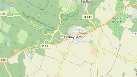 Carte de localisation de l'évènement