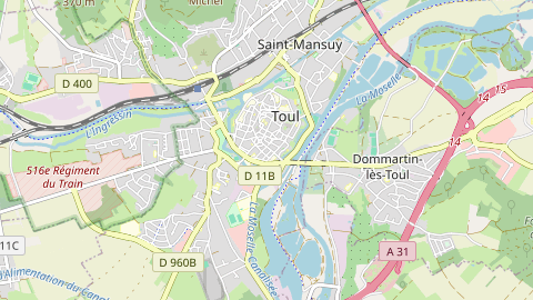 Carte de localisation de l'évènement