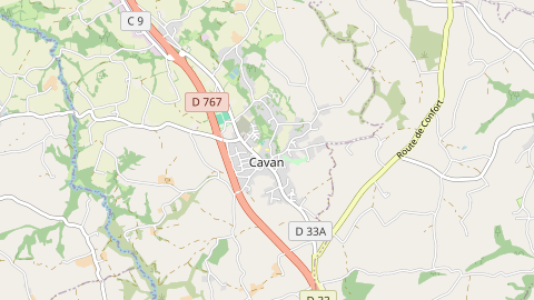 Carte de localisation de l'évènement
