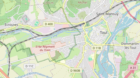 Carte de localisation de l'évènement