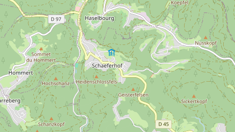Carte de localisation de l'évènement