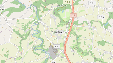 Carte de localisation de l'évènement