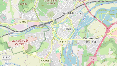 Carte de localisation de l'évènement