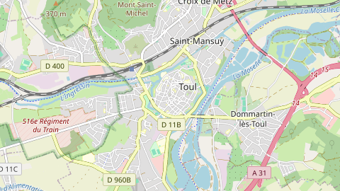 Carte de localisation de l'évènement