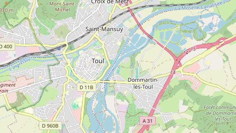 Carte de localisation de l'évènement