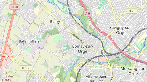 Carte de localisation de l'évènement