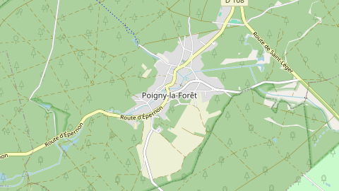 Carte de localisation de l'évènement