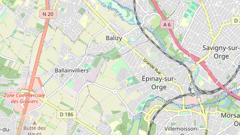Carte de localisation de l'évènement