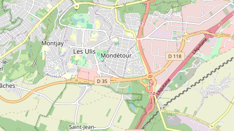 Carte de localisation de l'évènement