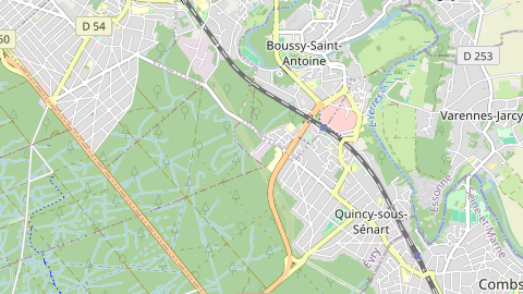 Carte de localisation de l'évènement