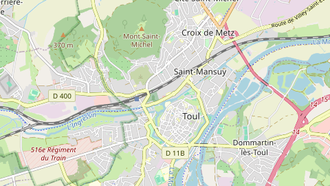 Carte de localisation de l'évènement