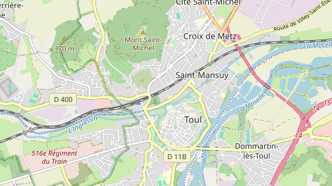 Carte de localisation de l'évènement