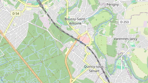 Carte de localisation de l'évènement