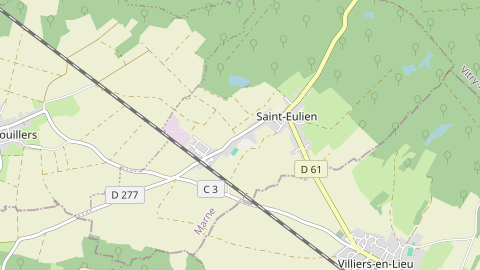 Carte de localisation de l'évènement