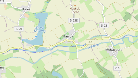 Carte de localisation de l'évènement