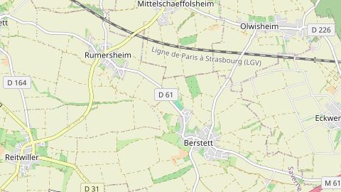 Carte de localisation de l'évènement