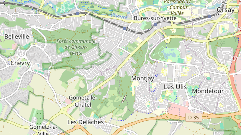 Carte de localisation de l'évènement