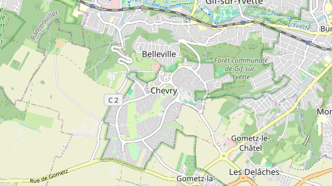 Carte de localisation de l'évènement
