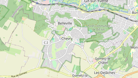 Carte de localisation de l'évènement